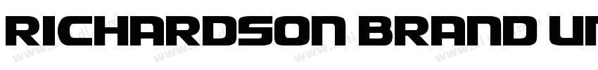 Richardson Brand Uni字体转换
